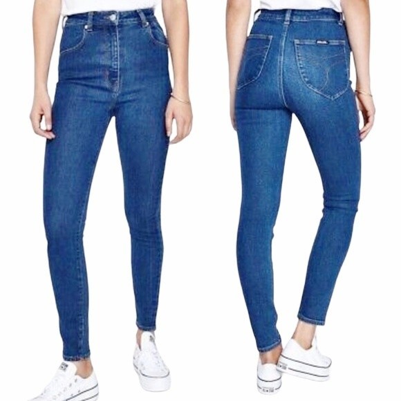 Rolla’s Jeans East Coast Skinny Ultra High Rise Ankle Highway Blue Size 26 | 2 - Picture 14 of 14